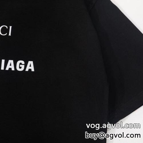 2022 半袖Tシャツ 注目のアイテム 2色可選 BALENCIAGAコピー 個性的なデザイン バレンシアガコピー