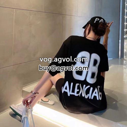 おしゃれに絶大な人気の 高品質 BALENCIAGAコピー 2色可選 バレンシアガコピー 2022 半袖Tシャツ