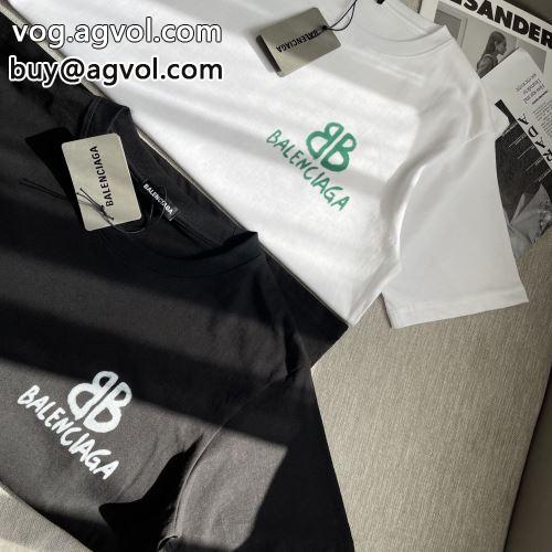 おしゃれに絶大な人気の 高品質 BALENCIAGAコピー 2色可選 バレンシアガコピー 2022 半袖Tシャツ