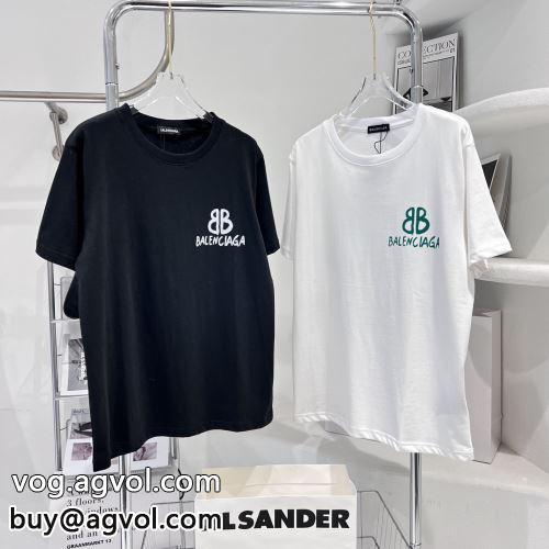 おしゃれに絶大な人気の 高品質 BALENCIAGAコピー 2色可選 バレンシアガコピー 2022 半袖Tシャツ
