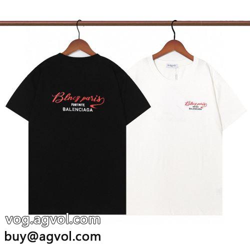  大人のセンスを感じさせる 2色可選 バレンシアガコピー 2022 半袖Tシャツ  BALENCIAGAコピー  