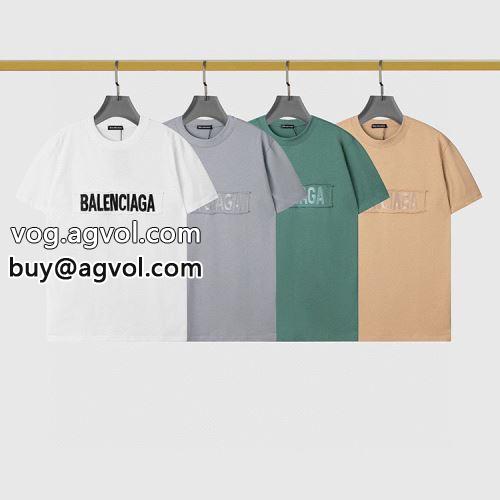  2022 バレンシアガコピー目玉商品 多色可選 半袖Tシャツ BALENCIAGAコピー 気軽にカジュアルに使える    