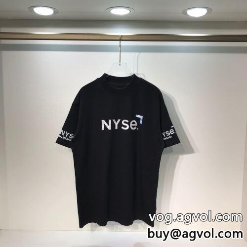 収縮性のある バレンシアガコピー 2022 3色可選 BALENCIAGAコピー 半袖Tシャツ 超人気商品