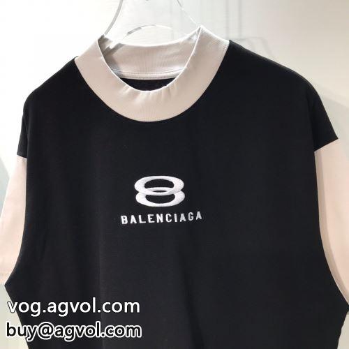 肌触りの気持ちい? 2022  BALENCIAGAコピー 2色可選 バレンシアガコピー 半袖Tシャツ チノパン 狙える優秀アイテム