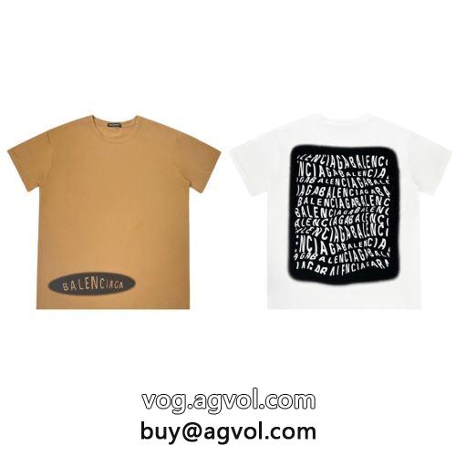  バレンシアガコピー 2色可選  もっとも高い人気を誇る 2022  モデル大絶賛? BALENCIAGAコピー  半袖Tシャツ  