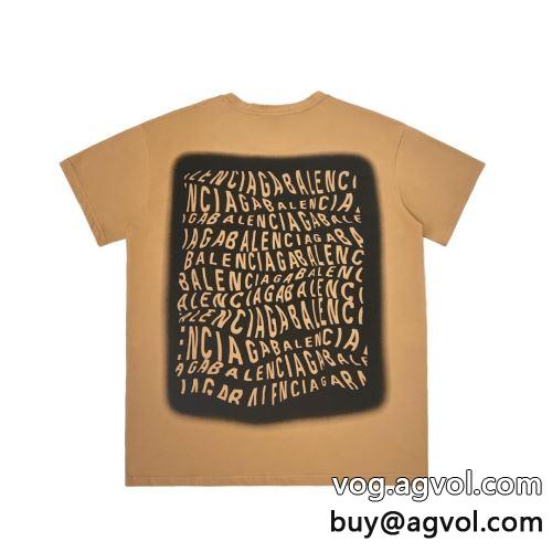 バレンシアガコピー 2色可選  もっとも高い人気を誇る 2022  モデル大絶賛? BALENCIAGAコピー  半袖Tシャツ