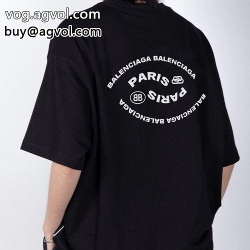 着回し度抜群 バレンシアガコピー BALENCIAGAコピー 2022 半袖Tシャツ 高評価の人気品