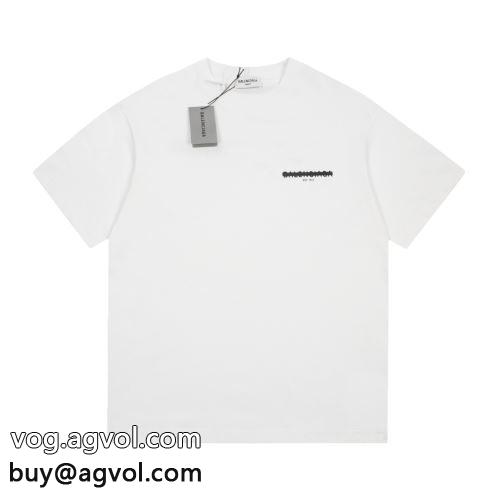 BALENCIAGAコピー 半袖Tシャツ 流行に関係なく長年愛用できる 快適 バレンシアガコピー 2022