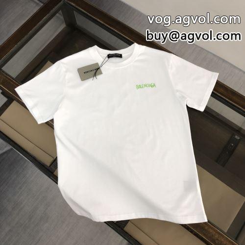 自然な肌触り  BALENCIAGAコピー 半袖Tシャツ 2色可選 バレンシアガコピー 2022 活用できるアイテム  