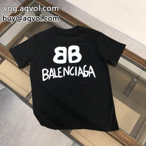 自然な肌触り  BALENCIAGAコピー 半袖Tシャツ 2色可選 バレンシアガコピー 2022 活用できるアイテム