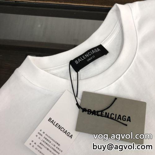 自然な肌触り  BALENCIAGAコピー 半袖Tシャツ 2色可選 バレンシアガコピー 2022 活用できるアイテム