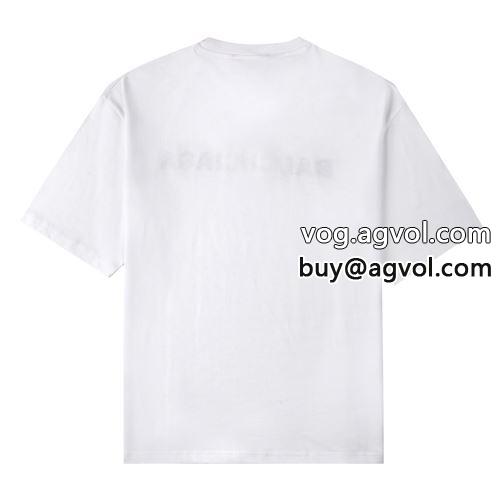 肌触りのいい 2色可選 バレンシアガコピー 2022 乾きやすい 半袖Tシャツ BALENCIAGAコピー