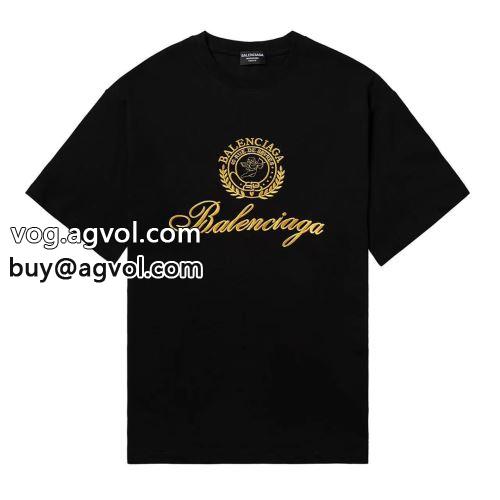  半袖Tシャツ 今一番HOTな新品 2色可選 BALENCIAGAコピー ラックスした雰囲気 バレンシアガコピー 2022  