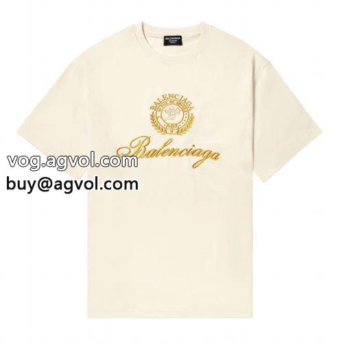 半袖Tシャツ 今一番HOTな新品 2色可選 BALENCIAGAコピー ラックスした雰囲気 バレンシアガコピー 2022