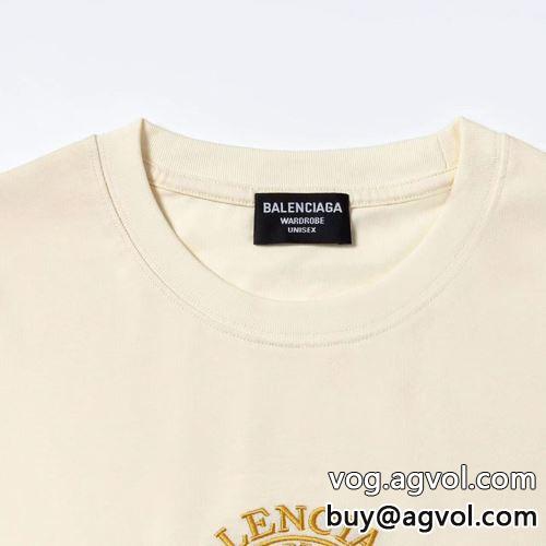 半袖Tシャツ 今一番HOTな新品 2色可選 BALENCIAGAコピー ラックスした雰囲気 バレンシアガコピー 2022
