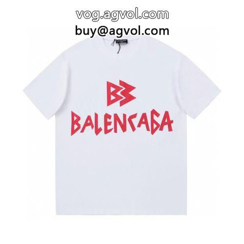  BALENCIAGAコピー セレブ風 バレンシアガコピー 2022 2色可選 もっとも高い人気を誇る 半袖Tシャツ 薄手  