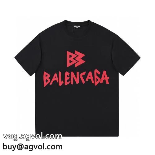 BALENCIAGAコピー セレブ風 バレンシアガコピー 2022 2色可選 もっとも高い人気を誇る 半袖Tシャツ 薄手