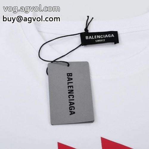 BALENCIAGAコピー セレブ風 バレンシアガコピー 2022 2色可選 もっとも高い人気を誇る 半袖Tシャツ 薄手