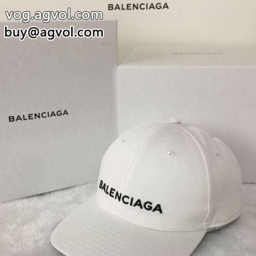 バレンシアガコピー つば付き 2022 2色可選 小顔効果大 キャップ 大好評♪ BALENCIAGAコピー