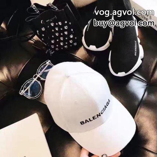 バレンシアガコピー つば付き 2022 2色可選 小顔効果大 キャップ 大好評♪ BALENCIAGAコピー