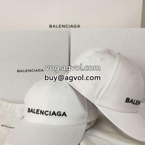 バレンシアガコピー つば付き 2022 2色可選 小顔効果大 キャップ 大好評♪ BALENCIAGAコピー