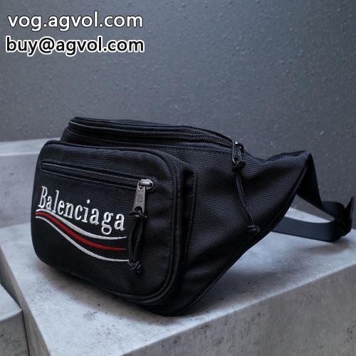 2色可選  セレブ愛用の超人気商品 ウエストポーチ 2022 もっとも高い人気を誇る  BALENCIAGAコピー バレンシアガコピー