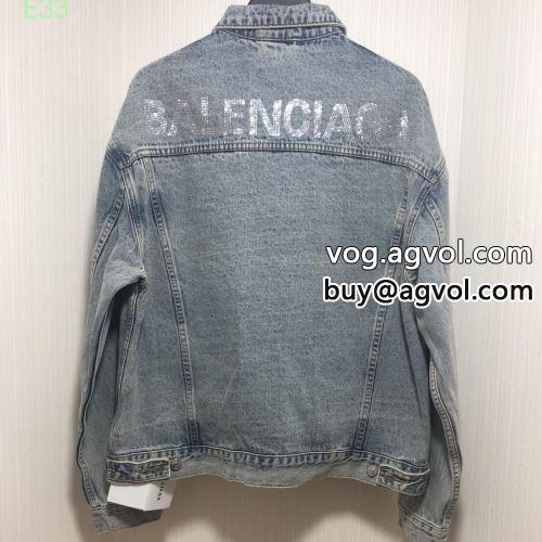 確定となる上品 バレンシアガコピー 2色可選 軽量ジャケット 2022 トップス デニムジャケット BALENCIAGAコピー