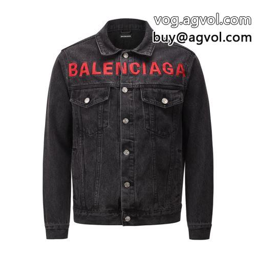  BALENCIAGAコピー ランキング1位 バレンシアガコピー 適度な厚み 多色可選 英字 トップス 2022  デニムジャケット  