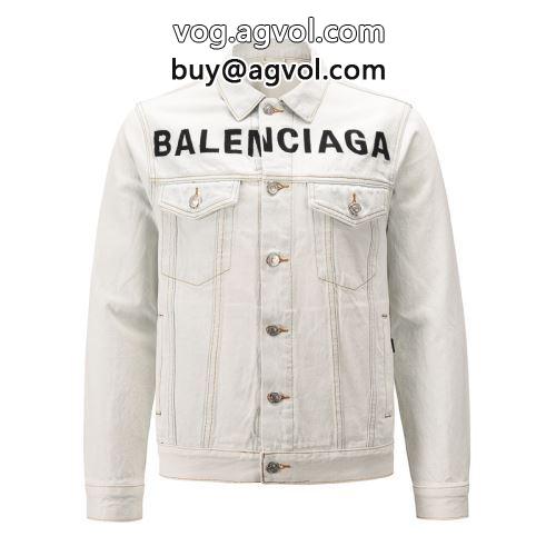 BALENCIAGAコピー ランキング1位 バレンシアガコピー 適度な厚み 多色可選 英字 トップス 2022  デニムジャケット