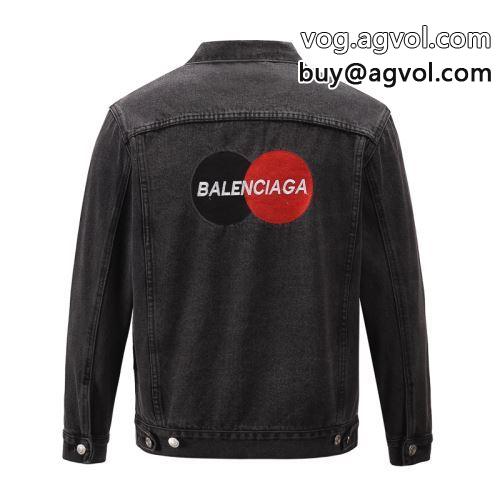 バレンシアガコピー シックスタイルに活躍 2022 適度な厚み BALENCIAGAコピー トップス デニムジャケット