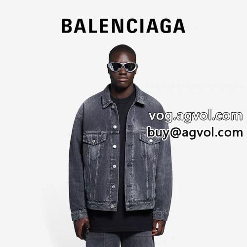 BALENCIAGAコピー 存在感のある バレンシアガコピー 風合いの出る トップス デニムジャケット 2022