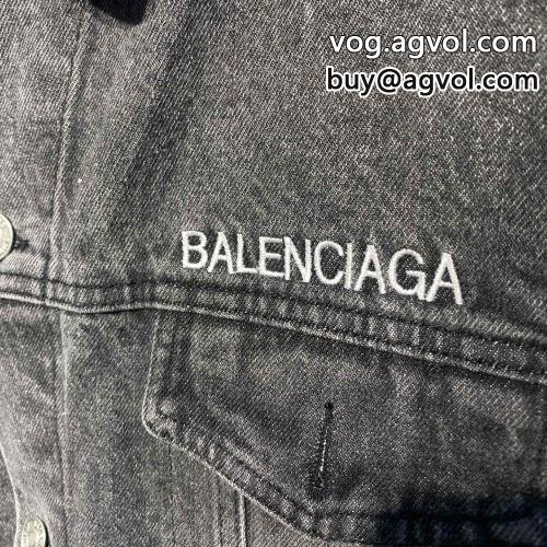 BALENCIAGAコピー 存在感のある バレンシアガコピー 風合いの出る トップス デニムジャケット 2022