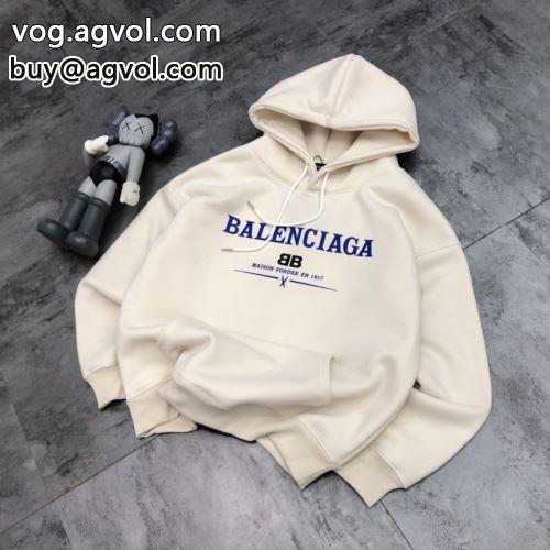 ゆったりとしたサイズ感 ファッション 人気 2022 トップス BALENCIAGAコピー バレンシアガコピー パーカー