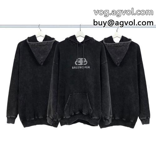  定番無地パーカー 2022  トップス パーカー  BALENCIAGAコピー バレンシアガコピー サイズ豊富