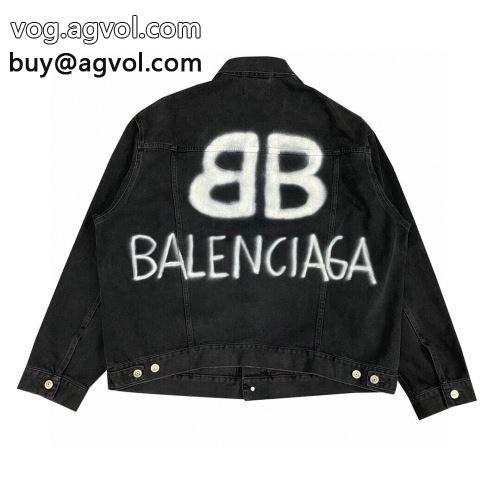  一番人気の新作はこれ バレンシアガコピー 長く愛用できる 2022 BALENCIAGAコピー  トップス デニムジャケット  