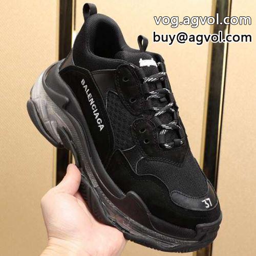バレンシアガコピー スニーカー 2022 セレブ風 BALENCIAGAコピー 底にラバーが貼ってある