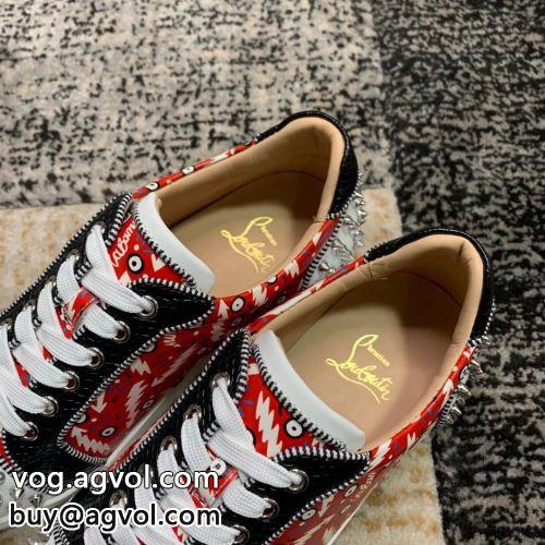 お買い得品 クリスチャンルブタンコピー カジュアルシューズ シューズ コーデ 知的なムードを演出 2022 Christian Louboutinコピー
