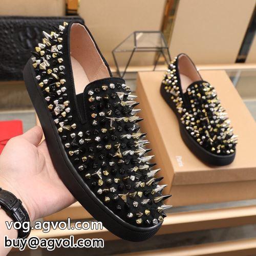 着脱の簡単なスリップオンタイプ 大絶賛！ シューズ カジュアルシューズ クリスチャンルブタンコピー  Christian Louboutinコピー 2022
