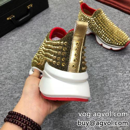 シューズ カジュアルシューズ Christian Louboutinコピー 素敵 2022 シックスタイルに活躍 クリスチャンルブタンコピー