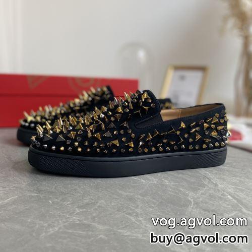 高級感ある Christian Louboutinコピー シューズ カジュアルシューズ  2022 クリスチャンルブタンコピー 優しい色合い