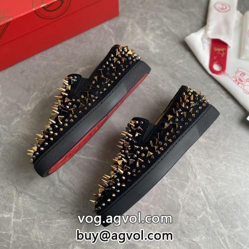 高級感ある Christian Louboutinコピー シューズ カジュアルシューズ  2022 クリスチャンルブタンコピー 優しい色合い