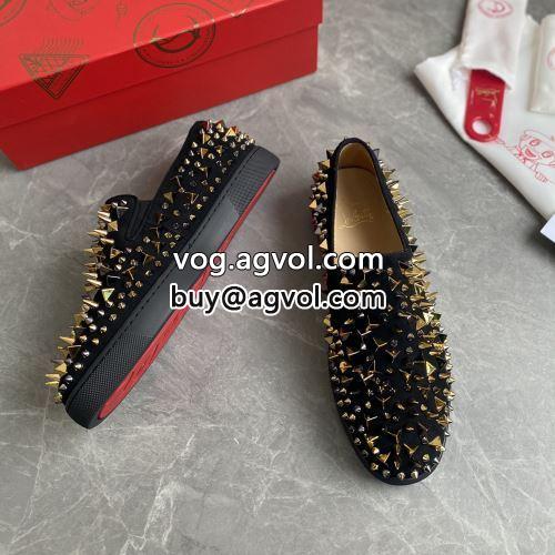 高級感ある Christian Louboutinコピー シューズ カジュアルシューズ  2022 クリスチャンルブタンコピー 優しい色合い