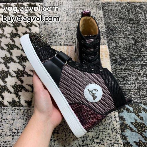 スニーカー 優しい色合い クリスチャンルブタンコピー 2色可選  2022 洗練を十分に演出する Christian Louboutinコピー シューズ