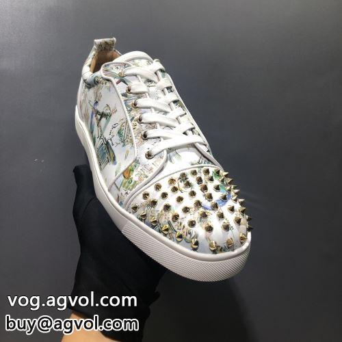 2022 ポップ Christian Louboutinコピー クリスチャンルブタンコピー シューズ スニーカー  抜群な楽チン感ある大定番