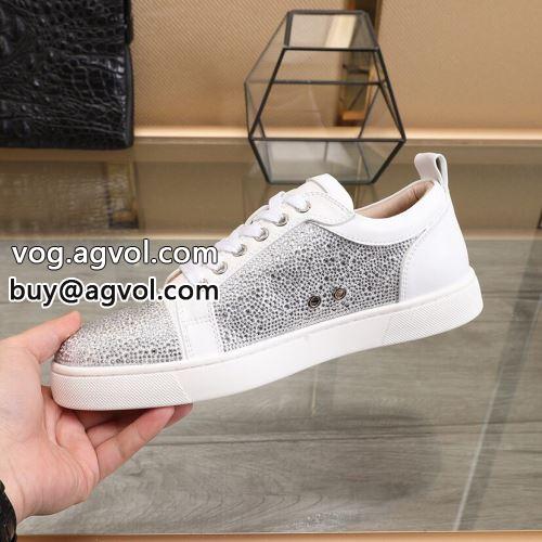 ナチュラルな素材感 Christian Louboutinコピー シューズ クリスチャンルブタンコピー 2色可選  定番のアイテム 2022 スニーカー