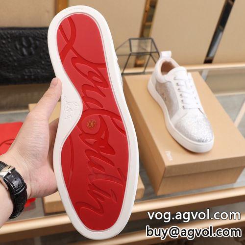ナチュラルな素材感 Christian Louboutinコピー シューズ クリスチャンルブタンコピー 2色可選  定番のアイテム 2022 スニーカー