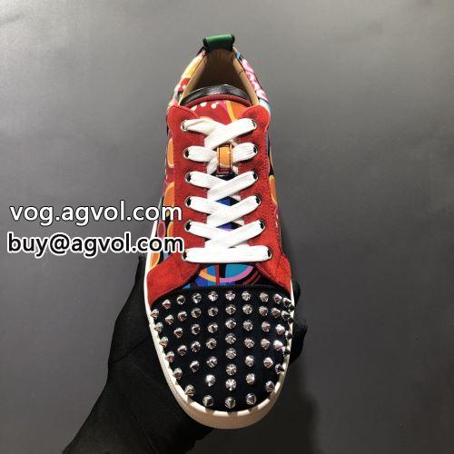 2022 落ち着いた質感 Christian Louboutinコピー スニーカー クリスチャンルブタンコピー シューズ 軽量