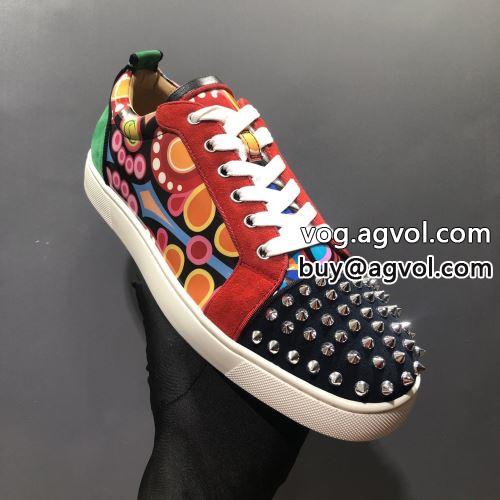 2022 落ち着いた質感 Christian Louboutinコピー スニーカー クリスチャンルブタンコピー シューズ 軽量