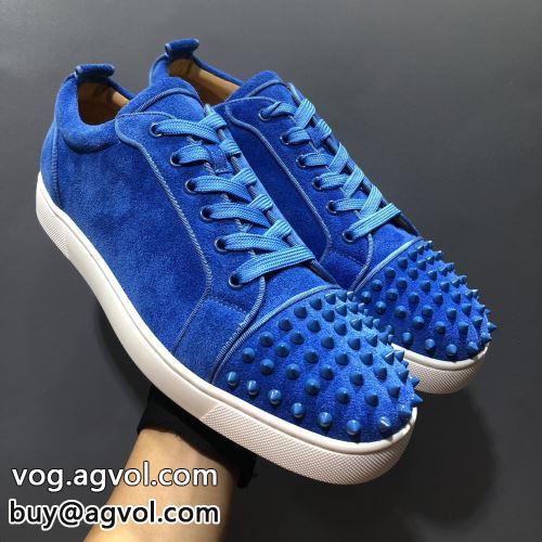  Christian Louboutinコピー シューズ スニーカー 優しい色合い クリスチャンルブタンコピー 抗菌・防臭加工 2022   