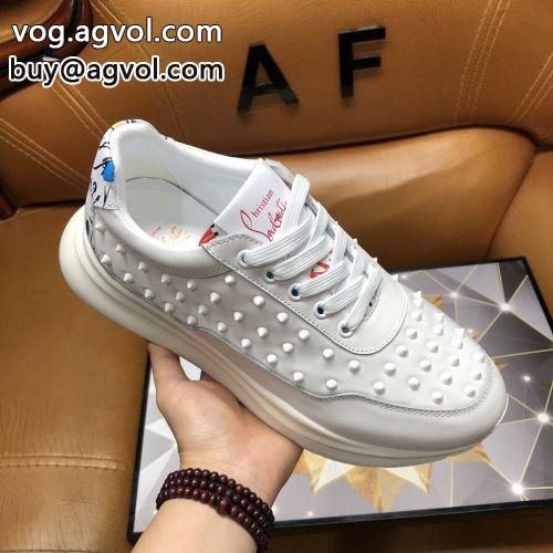  2色可選 圧倒的な高級感 2022 Christian Louboutinコピー流行り  シューズ スニーカー クリスチャンルブタンコピー   